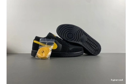 Hyperoad Low University 'Black Jordan Air Gold' 1 1125